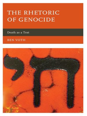 cover image of The Rhetoric of Genocide
